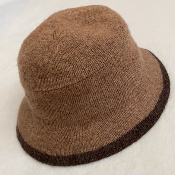 Indigo Soul | 100% Wool Bow Cloche Hat Brown (OS) - Picture 6 of 16
